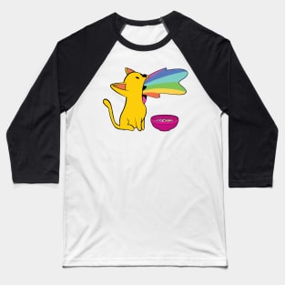 Puking Rainbows Baseball T-Shirt